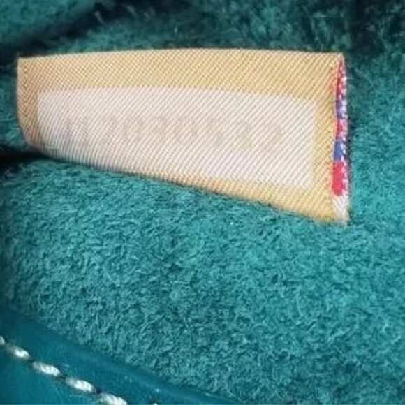 ROByNSAPI Dooney & Bourke RARE Teal  Fringe Leather Crossbody Shoulder Bag - Picture 5 of 12